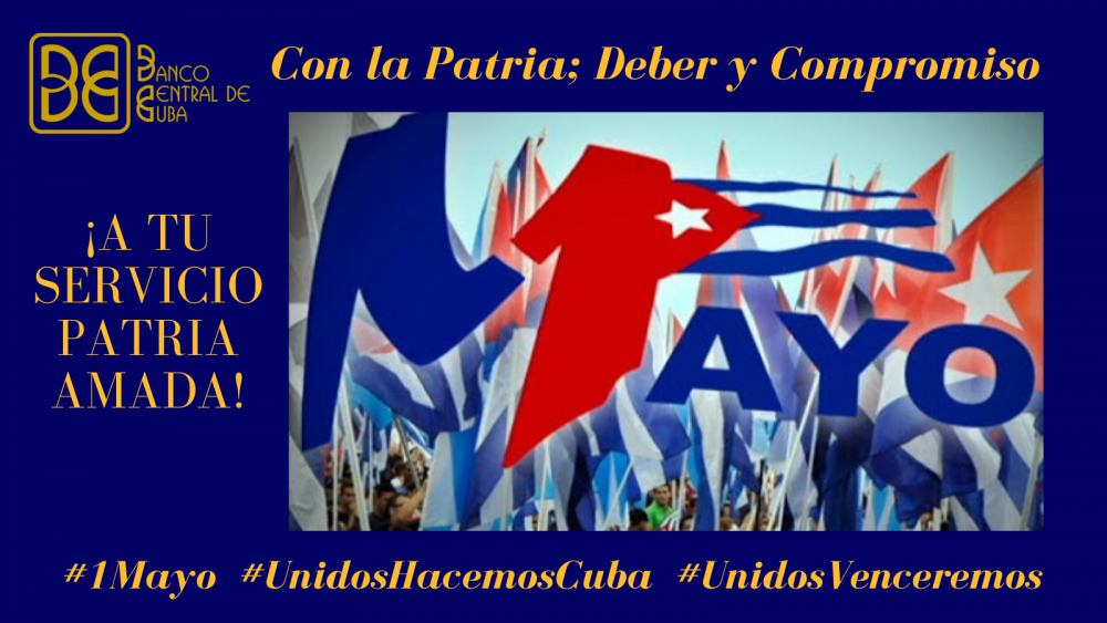 Imagen relacionada con la noticia :El BCC saluda el 1ro. de Mayo