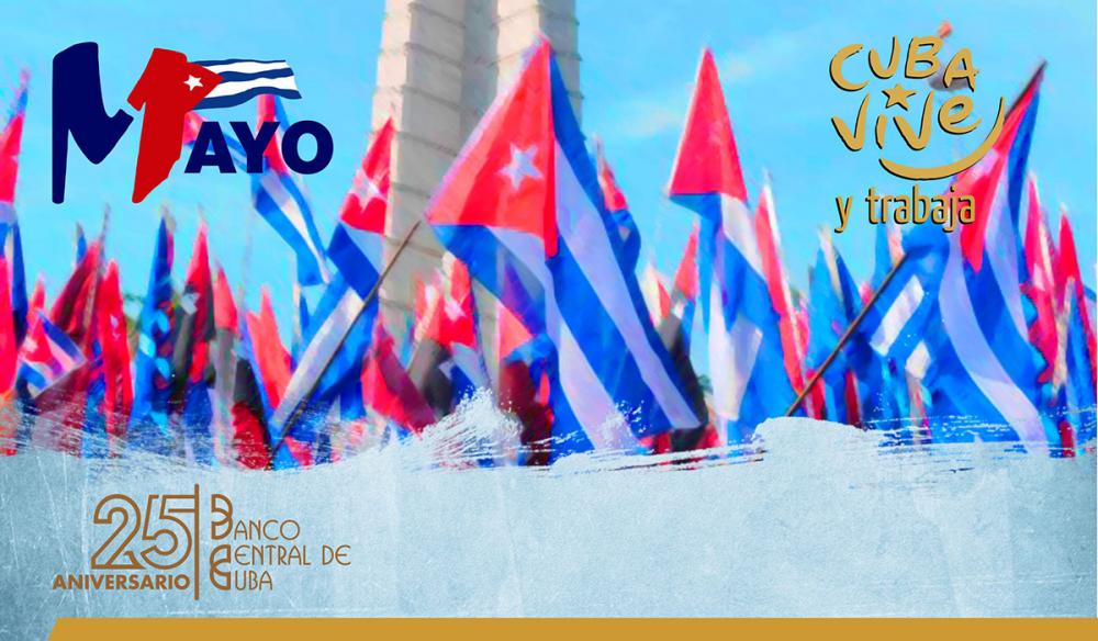 Imagen relacionada con la noticia :Trabajadores del Banco Central de Cuba participarán en el desfile por el 1ro. de mayo