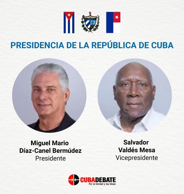 Imagen relacionada con la noticia :Reelecto Miguel Díaz-Canel Bermúdez como presidente de la República de Cuba 