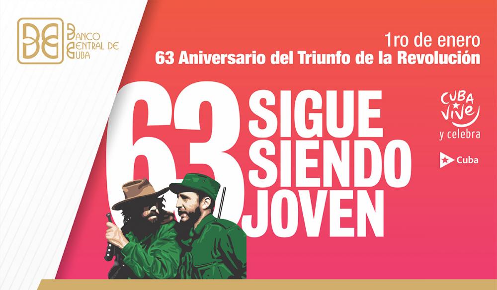 Imagen relacionada con la noticia :El BCC celebra el aniversario 63 del triunfo de la Revolución cubana