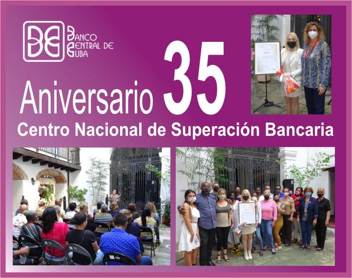 Imagen relacionada con la noticia :Festeja el Centro Nacional de Superación Bancaria su 35 aniversario