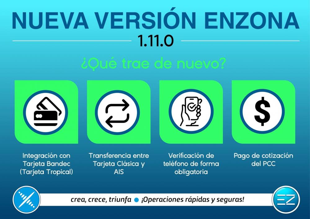 Imagen relacionada con la noticia :Plataforma EnZona renueva sus aplicaciones para pagos virtuales