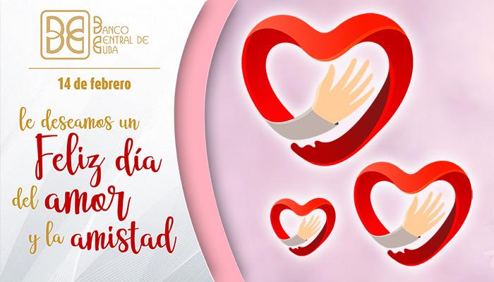 Imagen relacionada con la noticia :Felicitaciones del Banco Central de Cuba por el Día de San Valentín