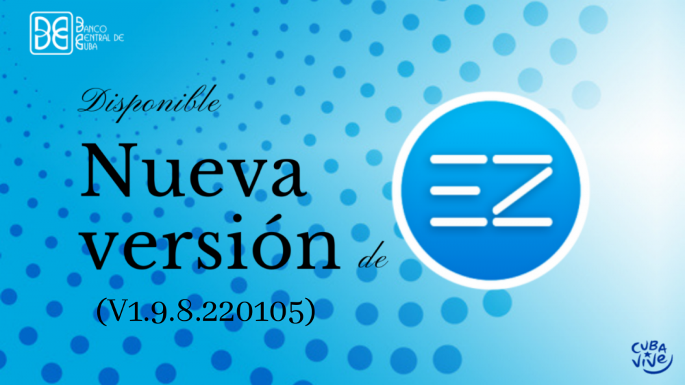 Imagen relacionada con la noticia :Nueva versión de Enzona disponible (V1.9.8.220105)