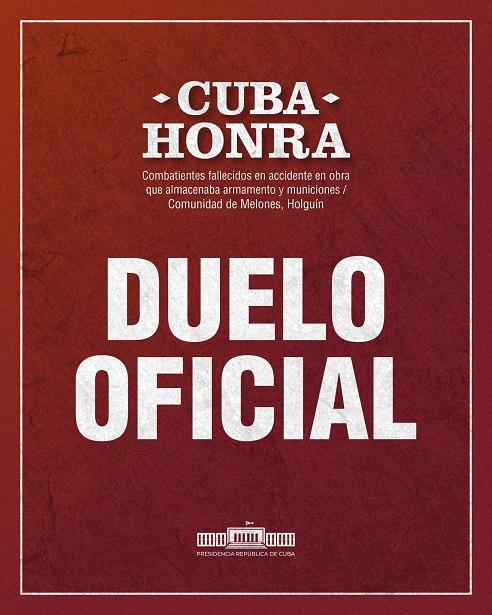 Imagen relacionada con la noticia :#CubaHonra a los combatientes caídos en el cumplimiento del deber