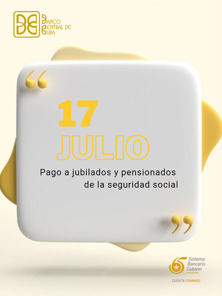 Imagen relacionada con la noticia :Calendario de pago a jubilados y pensionados de la seguridad social