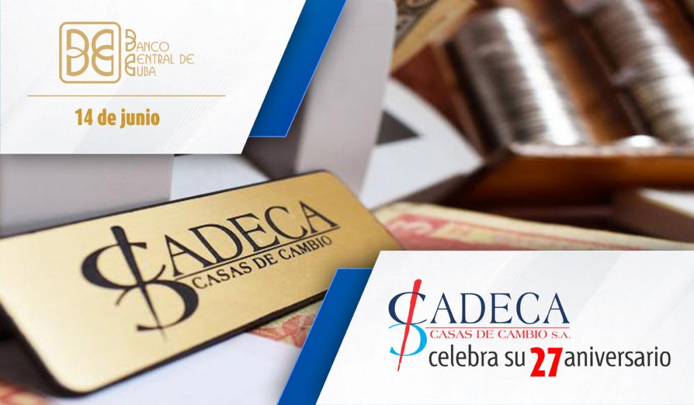 Imagen relacionada con la noticia :Felicidades a Cadeca en su 27 aniversario