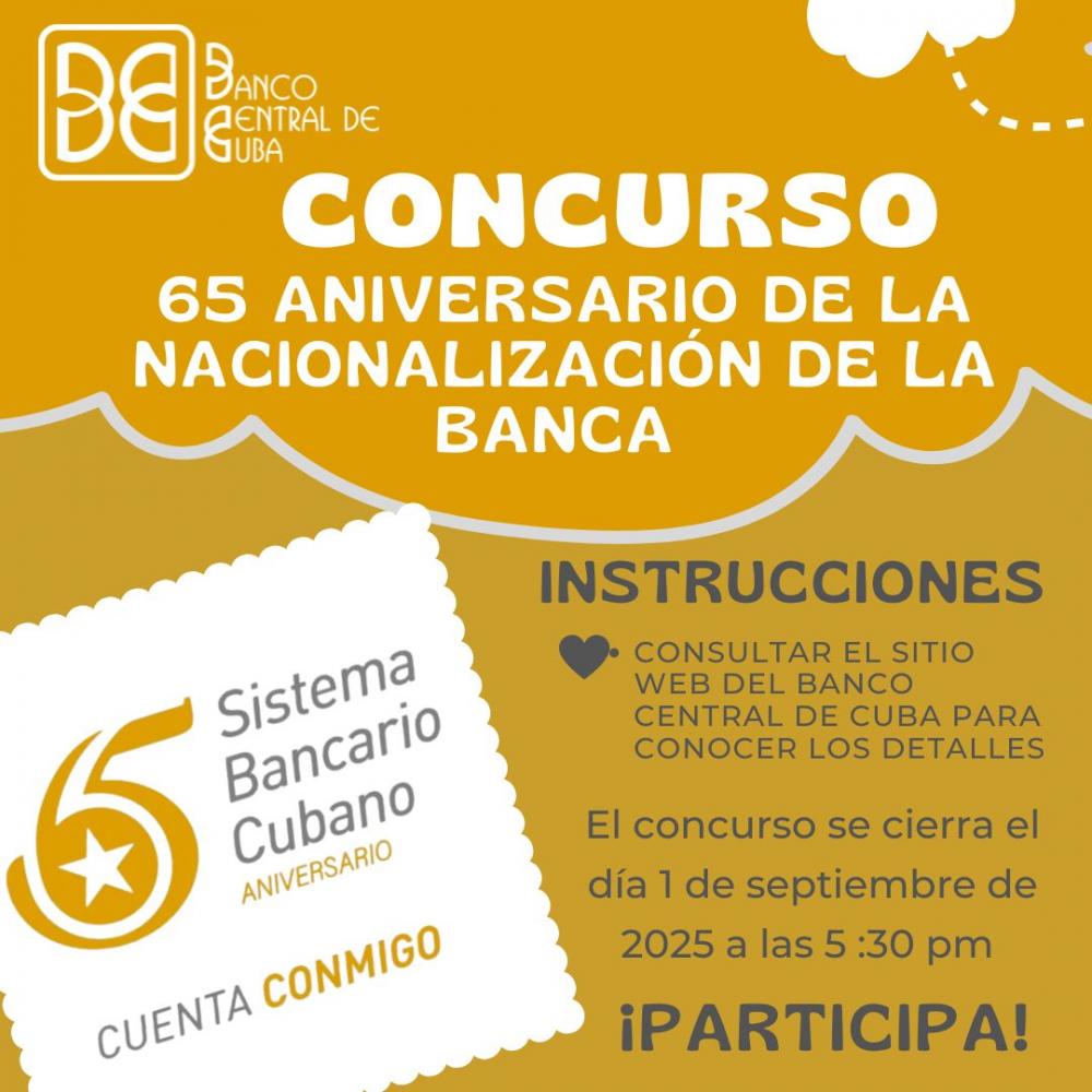 Imagen relacionada con la noticia :Concurso 65 Aniversario de la Nacionalización de la Banca