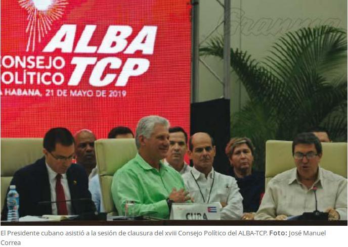 Imagen relacionada con la noticia :El ALBA-TCP renueva el compromiso con la cooperación, la integración y la defensa de la unidad frente a la injerencia