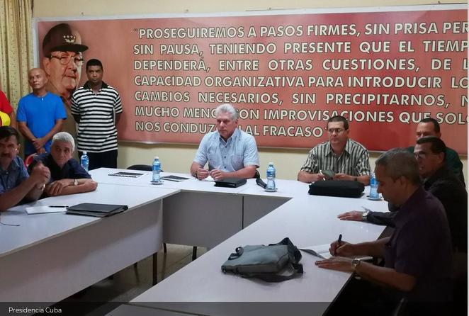 Imagen relacionada con la noticia :Primer día Visita Gubernamental a Holguín