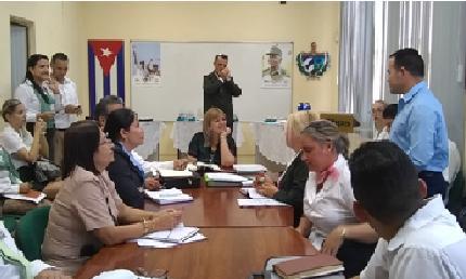 Imagen relacionada con la noticia :Visita el Sistema Bancario Holguinero Irma Martínez  Ministra Presidente del Banco Central de Cuba