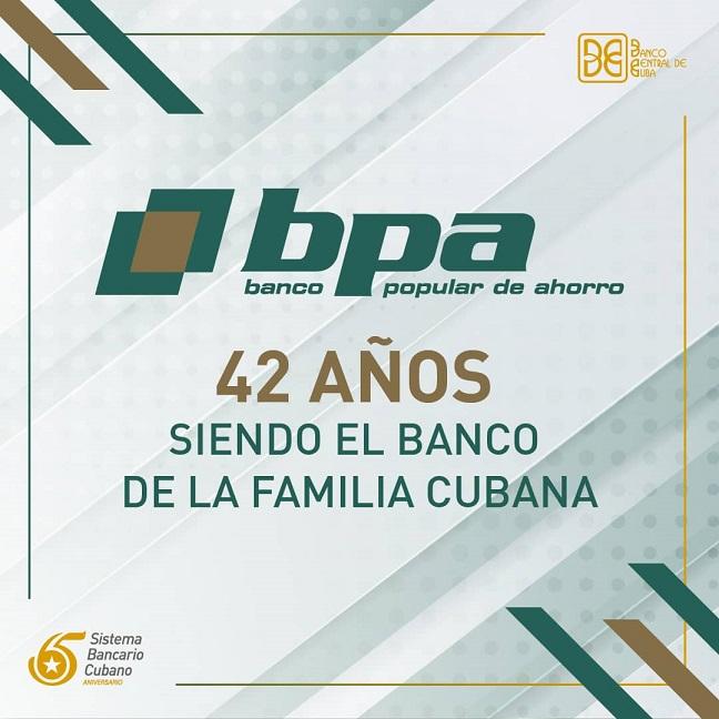 Imagen relacionada con la noticia :Ministra presidente del BCC felicita al colectivo del Banco Popular de Ahorro en su aniversario 42