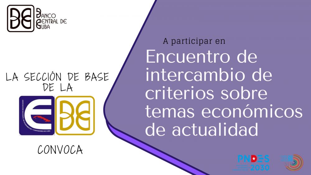 Imagen relacionada con la noticia :Encuentros para intercambiar sobre temas económicos de actualidad