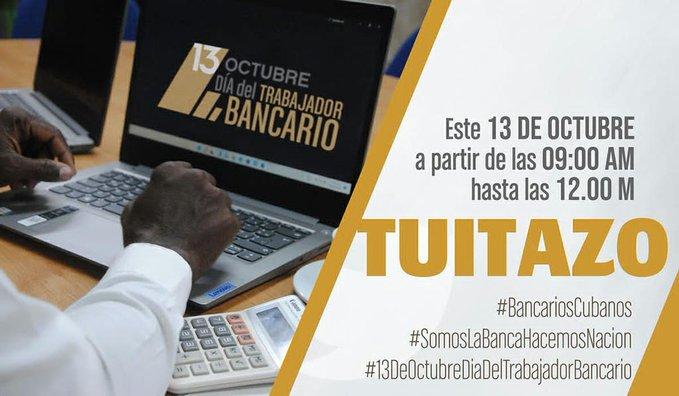 Imagen relacionada con la noticia :Convocatoria de tuitazo por el día del Trabajador Bancario