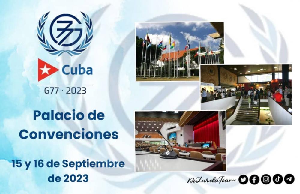 Imagen relacionada con la noticia :Cuba ultima detalles de Cumbre del G77 y China