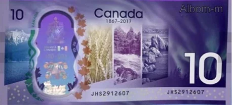 10 CAD - Anverso