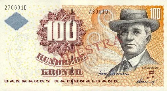 100 DKK - Anverso