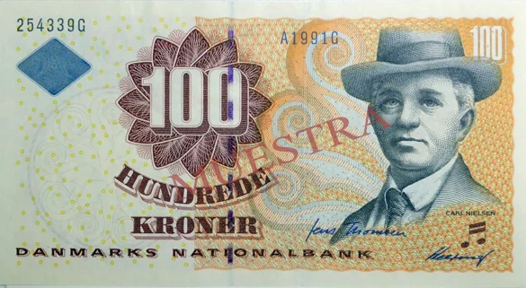 100 DKK - Anverso