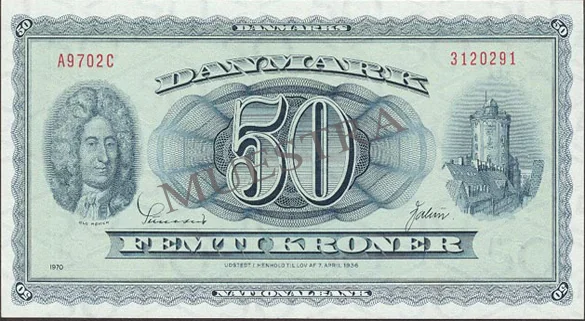 50 DKK - Anverso