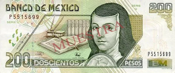 200 MXN - Anverso