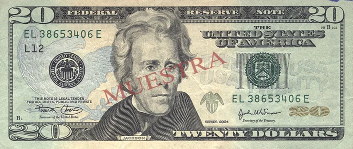 Billete $20