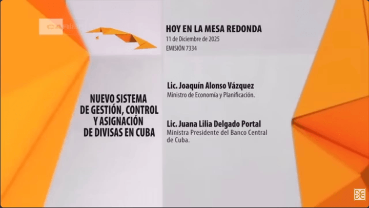 Mesa Redonda: Nuevo sistema de gestión, control y asignación de divisas en Cuba